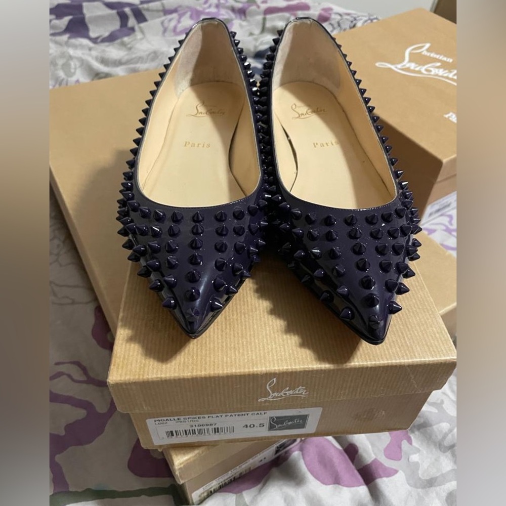 Christian Louboutin Pigalle Spike Flats
